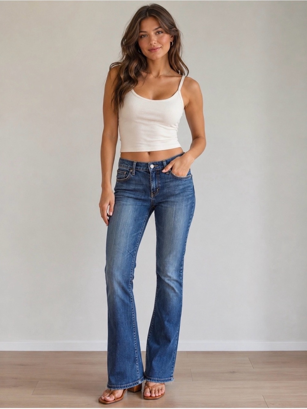 Paper Denim & Cloth Low Rise Bootcut Jeans Size 30